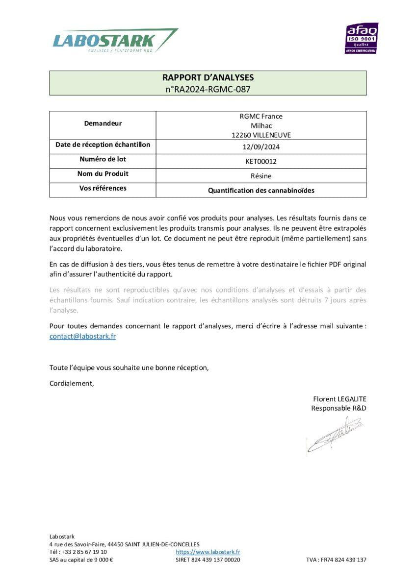 Le Ketama CBD/CBG Hash 24%