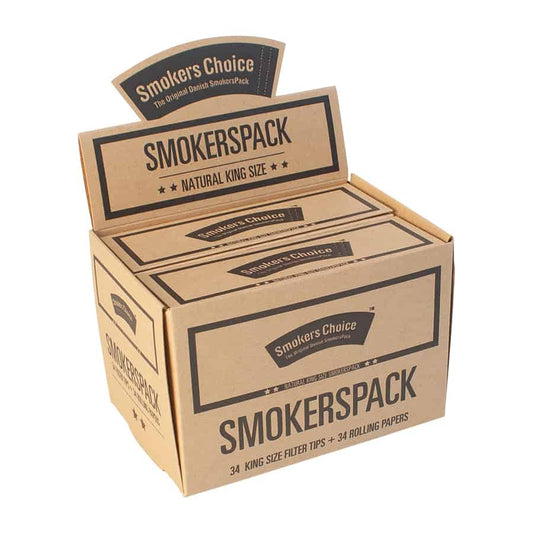 Smokers Choice - SmokersPack King Size Brown 34 stk.